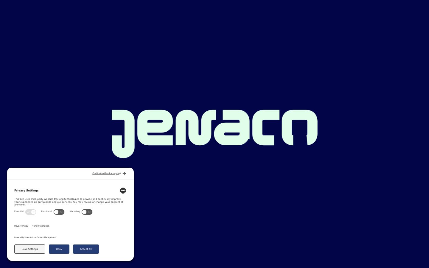 Screenshot tal-banner tal-kunsens muri qabel kwalunkwe interazzjoni