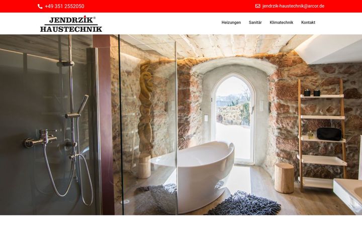 Screenshot of jendrzik-haustechnik.de