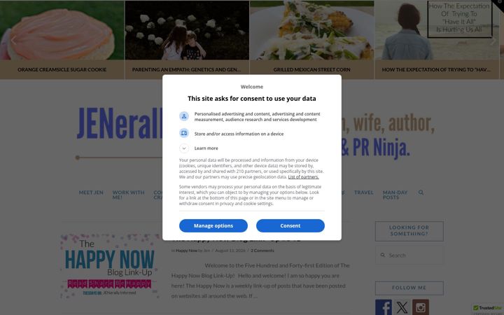 Screenshot of jenerallyinformed.com