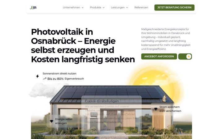 Screenshot of jenergy-business.de