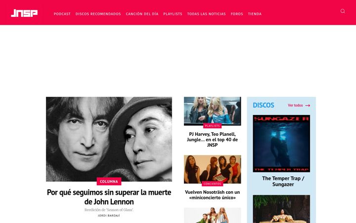 Screenshot of jenesaispop.com