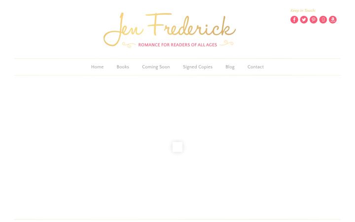 Screenshot of jenfrederick.com