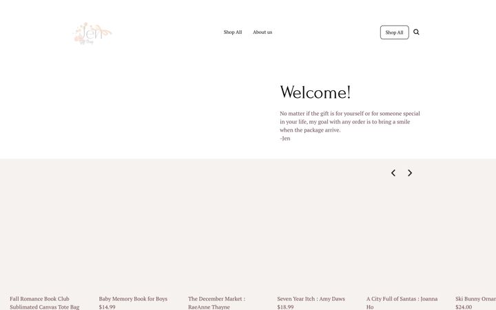 Screenshot ta' jengiftshop.com