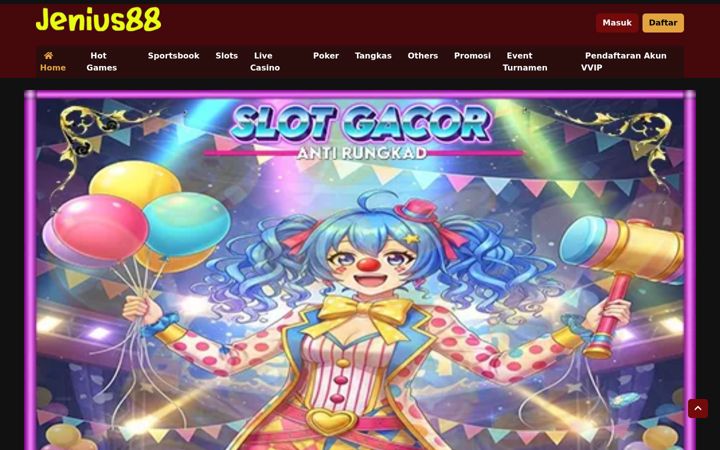Screenshot του jenius88slot.com