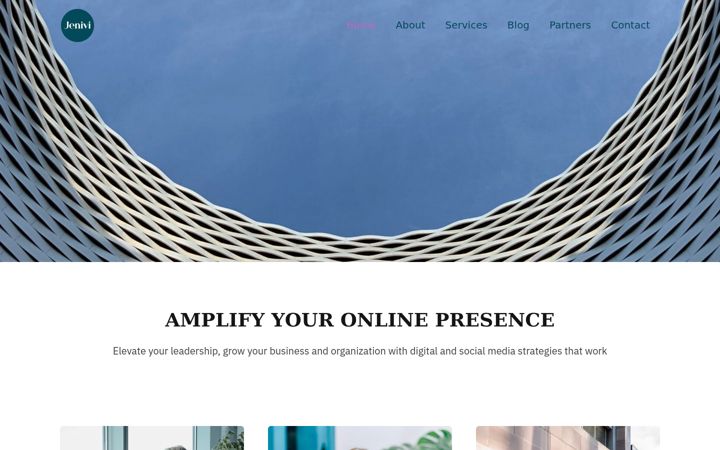Screenshot of jenivi.com