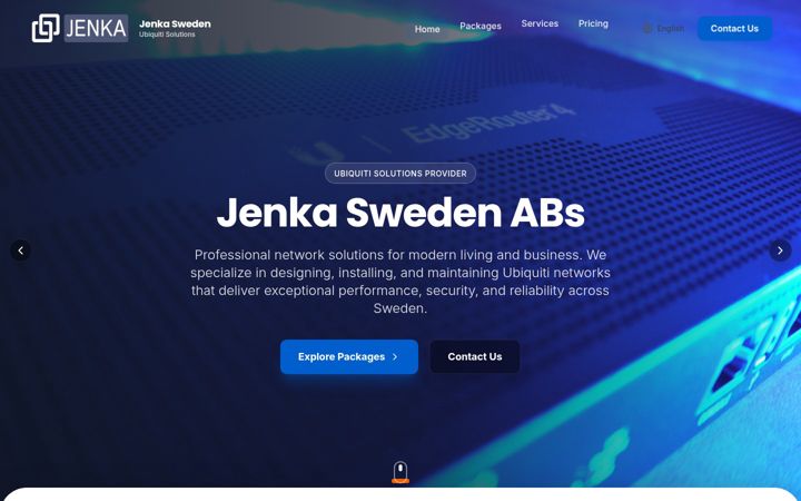 Screenshot of jenka.se