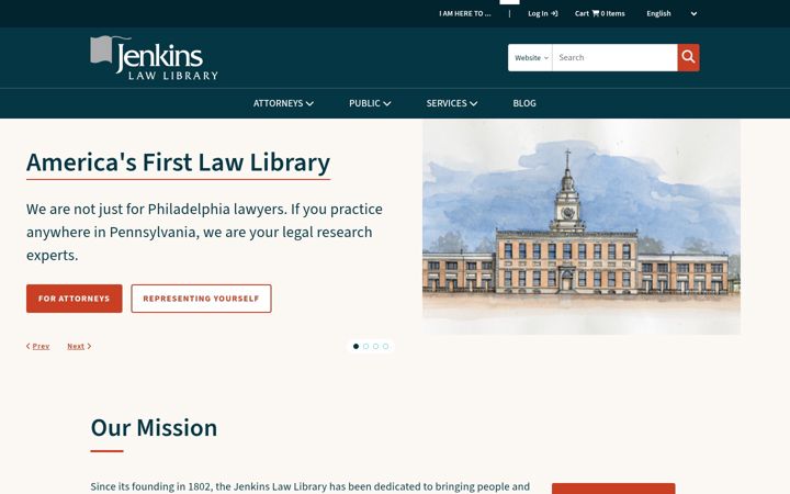 Screenshot of jenkinslaw.org