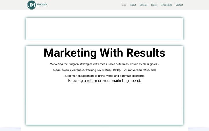 Screenshot of jenkinsonassoc.co.uk
