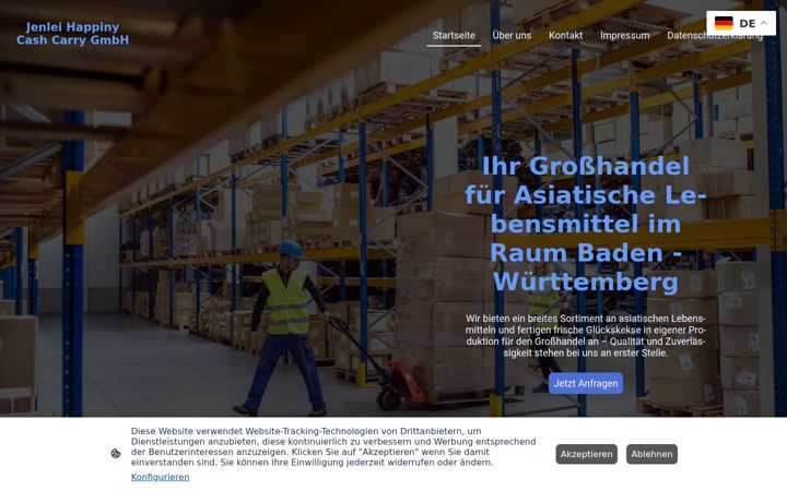 Screenshot of jenleihappiny.de