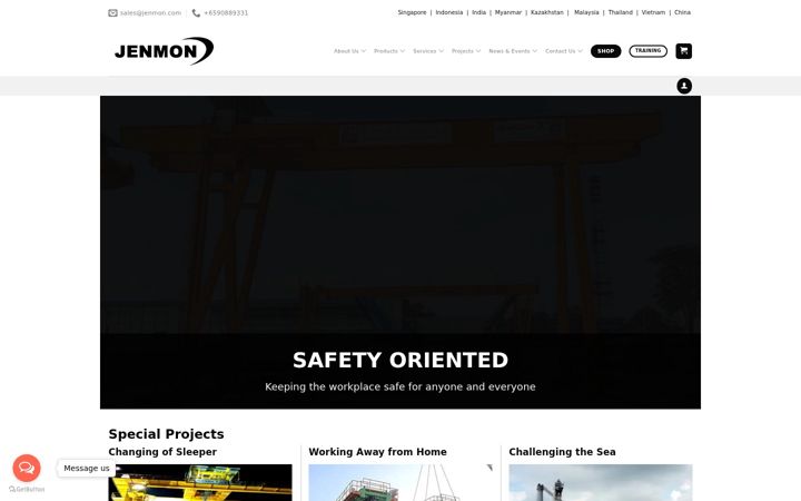 Screenshot of jenmon.com