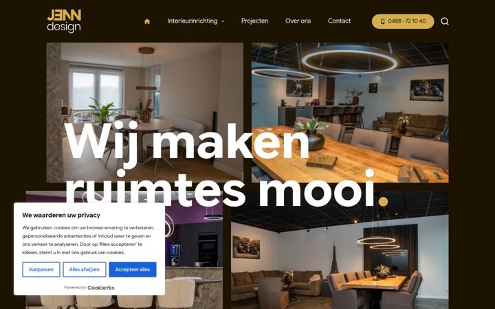 Screenshot of jenn-design.nl
