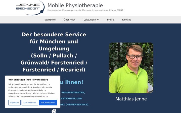 Screenshot of jenne-bewegt.de