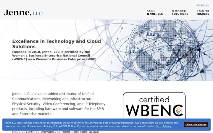 Screenshot of jennellc.com