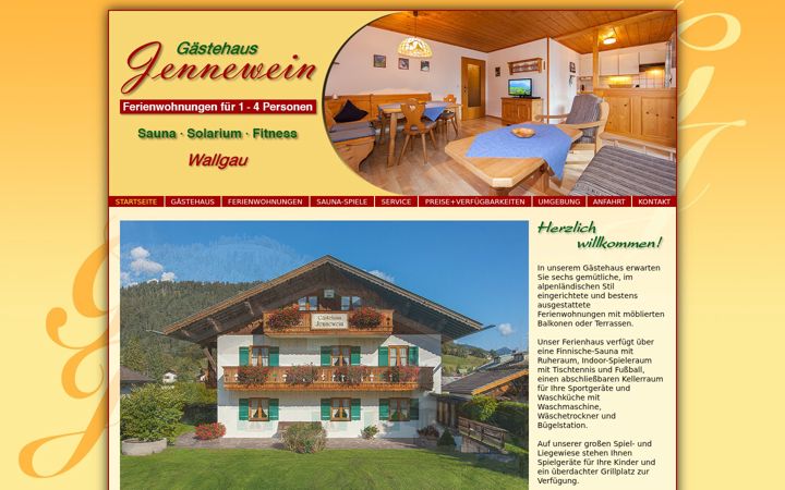 Screenshot of jennewein-wallgau.de