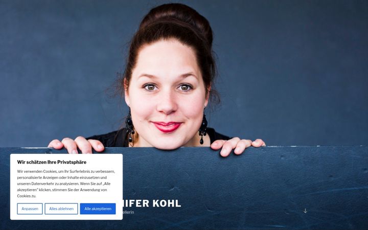 Screenshot of jennifer-kohl.de