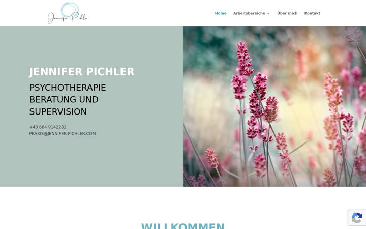 Screenshot of jennifer-pichler.com