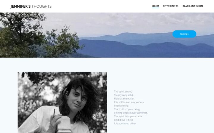Screenshot of jenniferashethompson.com