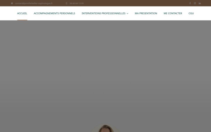 Screenshot of jenniferbellier-sophrologue.fr