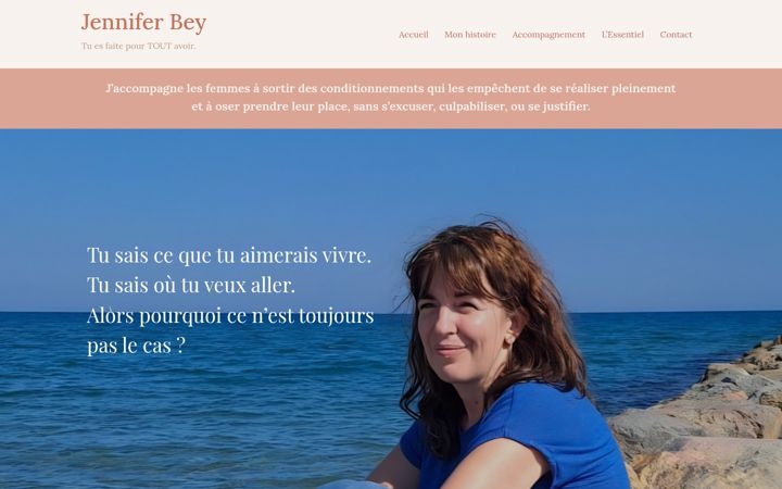 Screenshot of jenniferbey.fr