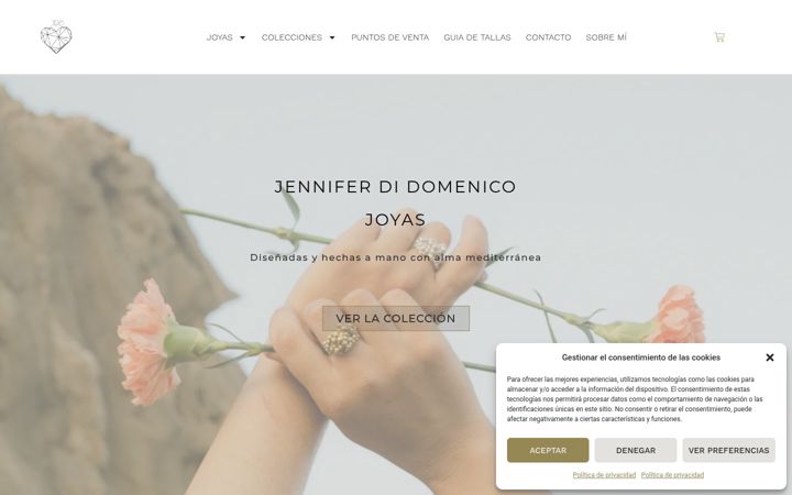 Screenshot of jenniferdidomenico.com