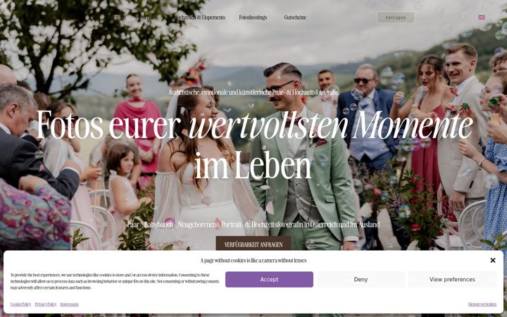 Screenshot stránky jennifergruenauer.at