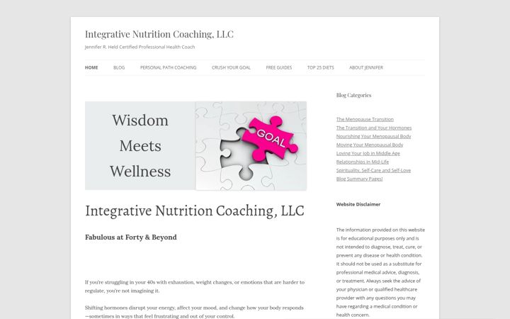 Screenshot of jenniferheldinc.com