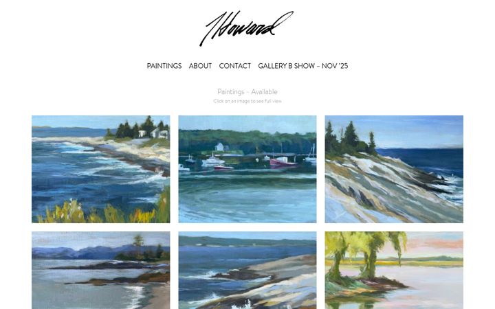 Screenshot of jenniferhowardartist.com