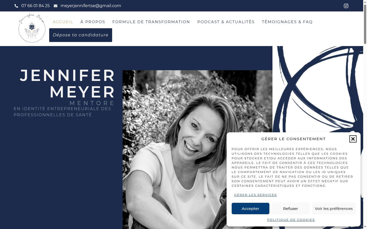 Screenshot des Einwilligungsbanners vor jeglicher Interaktion