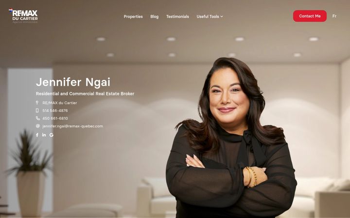 Screenshot of jenniferngai.com