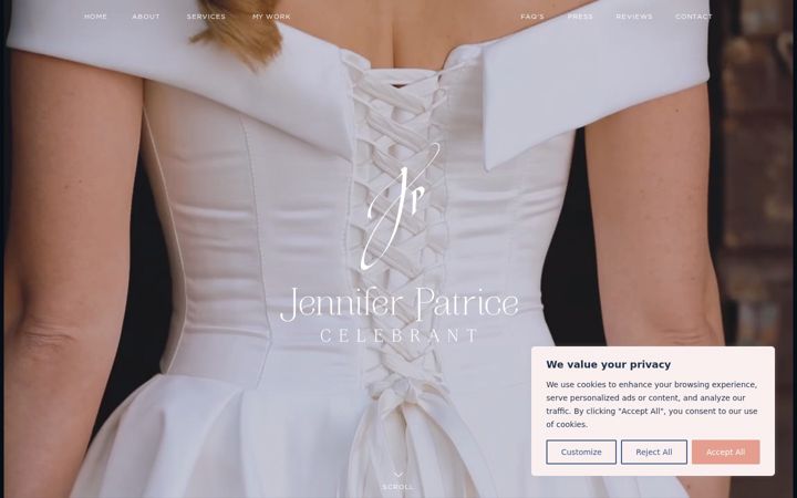 Screenshot of jenniferpatrice.com