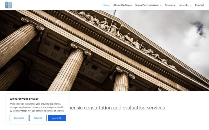 Screenshot of jennifersapia.com