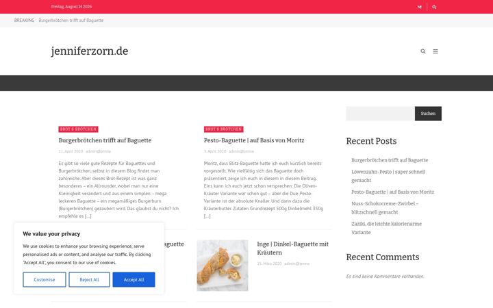 Screenshot of jenniferzorn.de