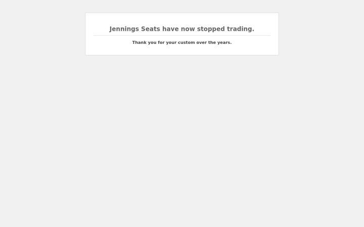 Screenshot of jennings-seats.co.uk
