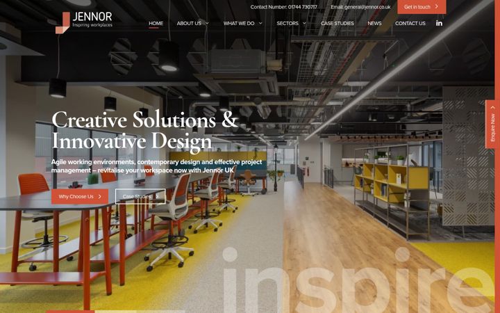 Screenshot of jennor.co.uk