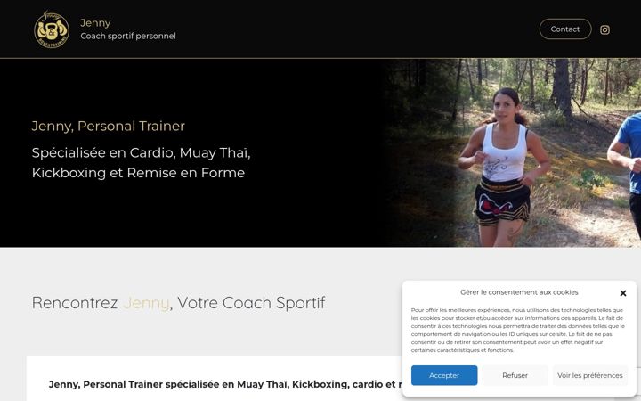 Screenshot of jenny-coach-sportif.fr