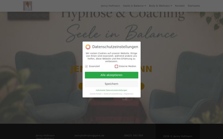 Screenshot of jenny-hofmann.de