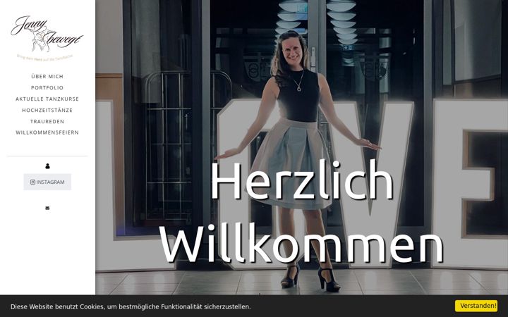 Screenshot of jennybewegt.de