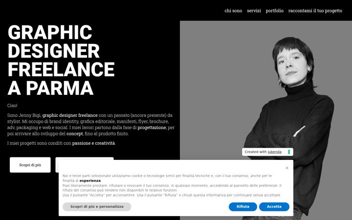 Screenshot of jennybigi.com