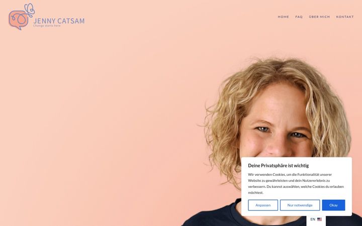 Screenshot of jennycatsam.de