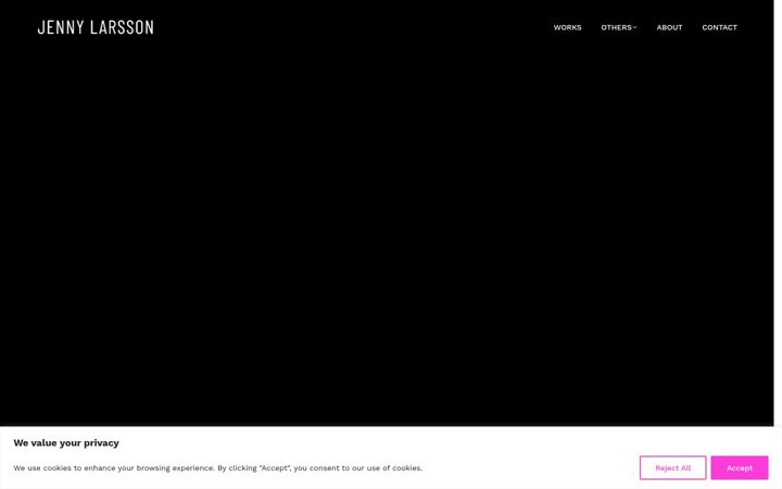 Screenshot of jennylarsson.com
