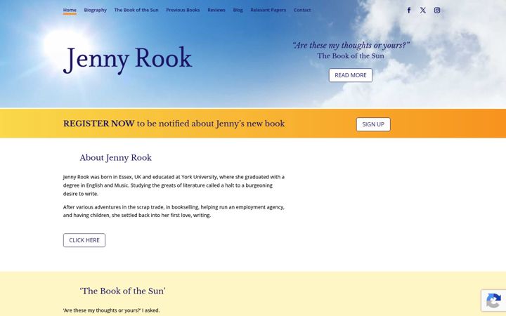 Screenshot of jennyrook.com