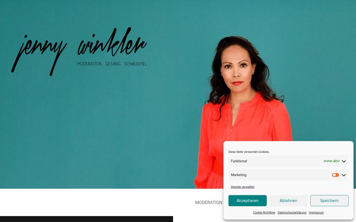 Screenshot of jennywinkler.de