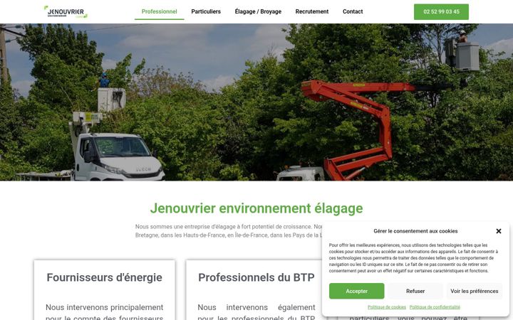Screenshot of jenouvrier.com