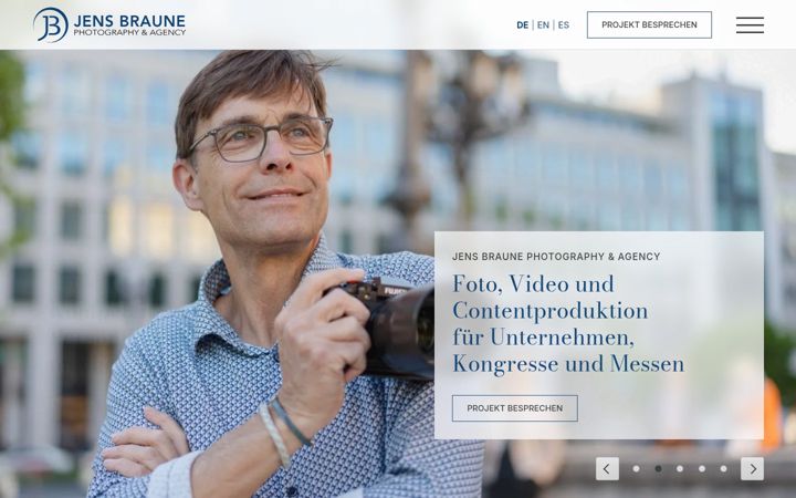 Screenshot of jens-braune.de