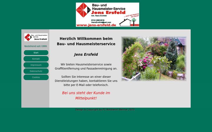 Skjámynd af jens-ersfeld.de
