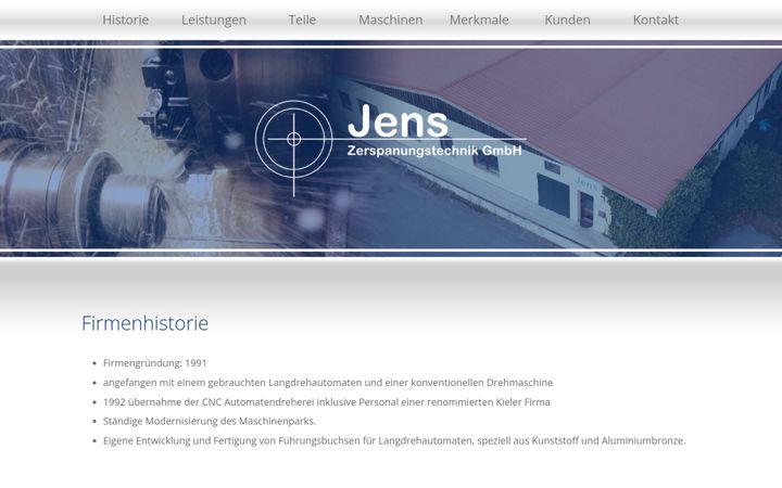 Screenshot of jens-gmbh.de