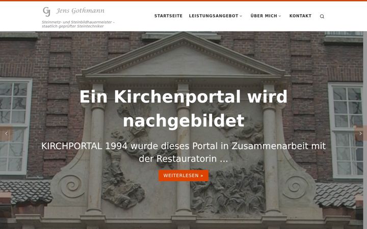 Screenshot of jens-gothmann.de
