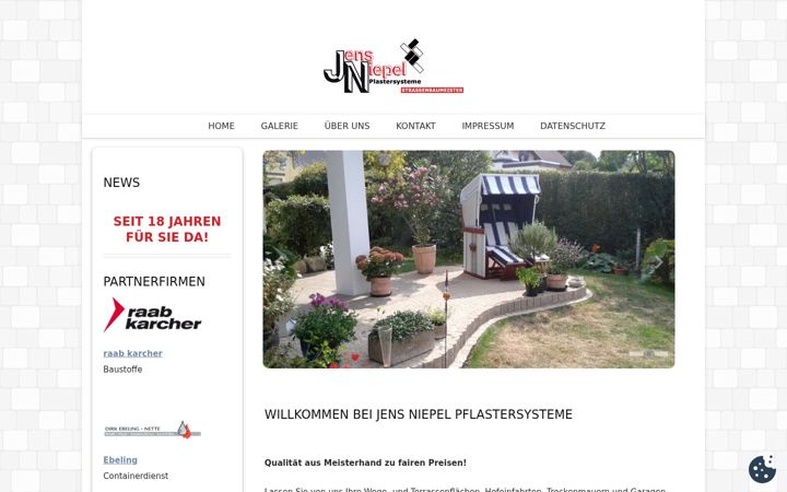 Screenshot of jens-niepel.de