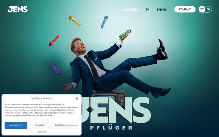 Screenshot of jens-pflueger.de