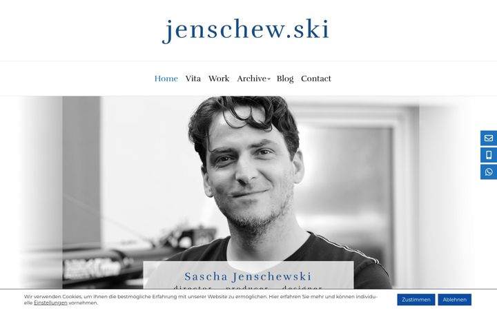 Screenshot of jenschew.ski